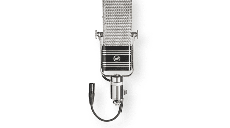 Close-up of the Warm Audio WA-44 studio microphone’s diaphragm