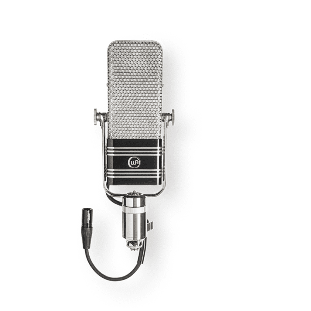 Front view of the Warm Audio WA-44 studio microphone